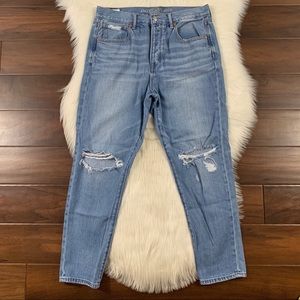 American Eagle Hi Rise Girlfriend Denim Jeans Size 8 Short